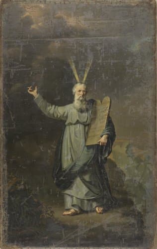 Moses with the Tables of the Law by Pieter Gaal