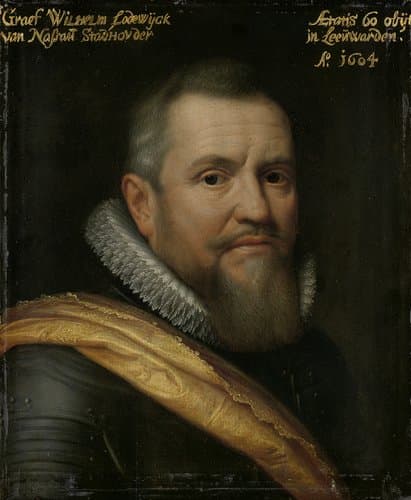 Portret van Willem Lodewijk (1560-1620), graaf van Nassau, bijgenaamd in het Fries 'us heit' (onze vader) by Michiel Jansz van Mierevelt