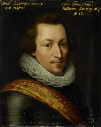 Portret van Lodewijk Günther (1575-1604), graaf van Nassau by Jan Antonisz van Ravesteyn