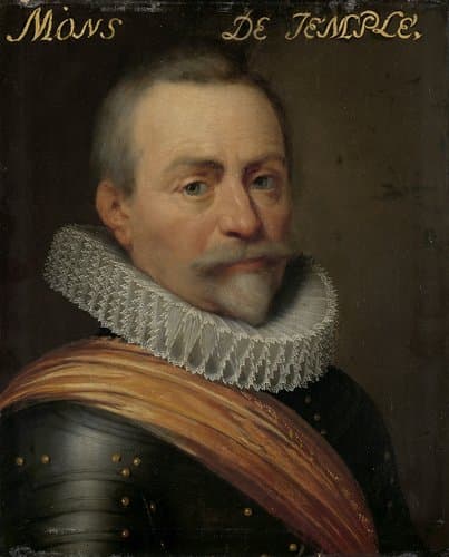 Portret van Olivier van den Tempel (1540-1603), heer van Corbeecke by Jan Antonisz van Ravesteyn