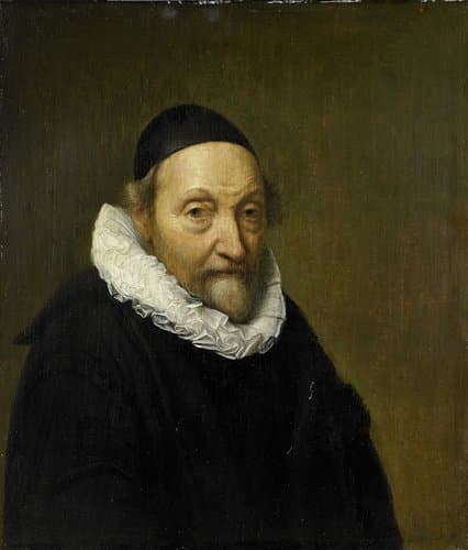 Portret van Johannes Wtenbogaert (1557-1644) by anonymous