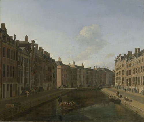 The Bend in the Herengracht, Amsterdam by Gerrit Berckheyde
