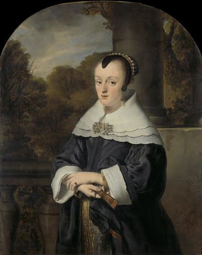 Portrait of Maria Rey by Ferdinand Bol