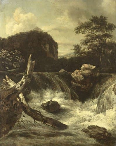 A Waterfall by Jan van Kessel (1641-1680)