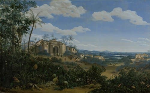 View of Olinda, Dutch Brazil by Frans Jansz Post