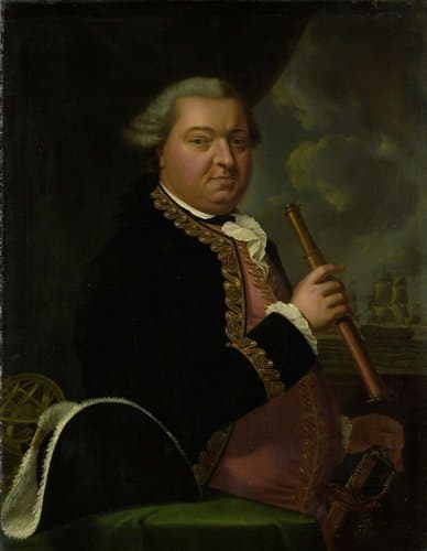 Willem Crul (1721-81), Rear Admiral by Johann Ernst Heinsius