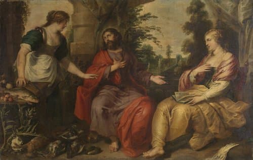 Christ with Martha and Mary