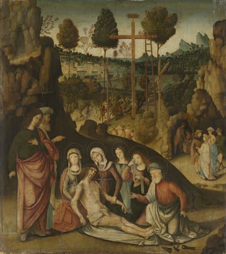 Lamentation of Christ by Bernardino Zaganelli di Bosio