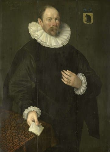 Portrait of Paulus Cornelisz van Beresteyn (1548-1625) by Jacob Willemsz. Delff (I)