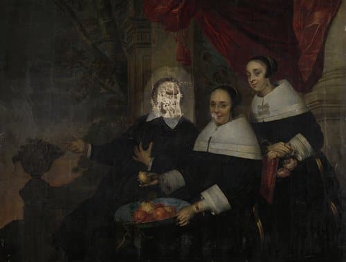 Portret van een familie by Jacob Fransz van der Merck
