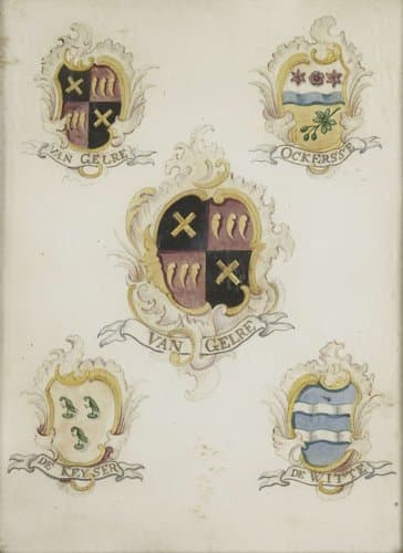 Het wapen van Anna Digna van Gelre by anonymous