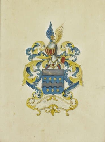 Het wapen van de familie van Citters by anonymous
