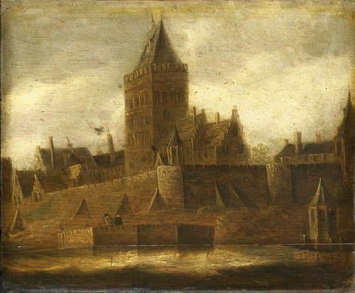 View of the Valkhof in Nijmegen by Jan van Goyen