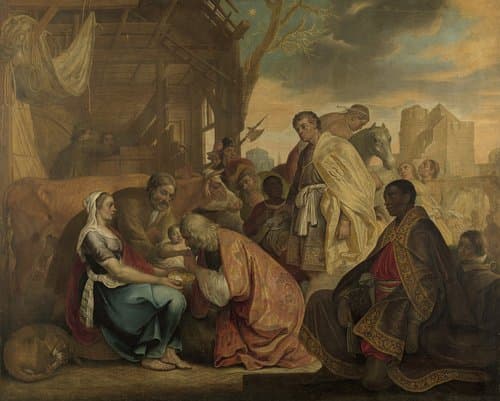 De aanbidding der koningen by Joris Fransz van Schooten