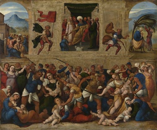 Massacre of the Innocents by Lodovico Mazzolino
