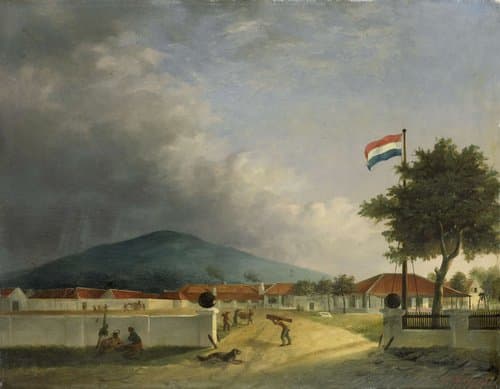 The Kedawong Sugar Factory near Pasuruan on Java by H.Th. Hesselaar