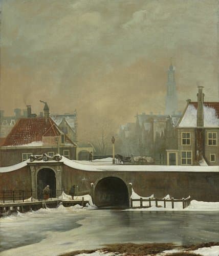 The Raampoortje in Amsterdam by Wouter Johannes van Troostwijk