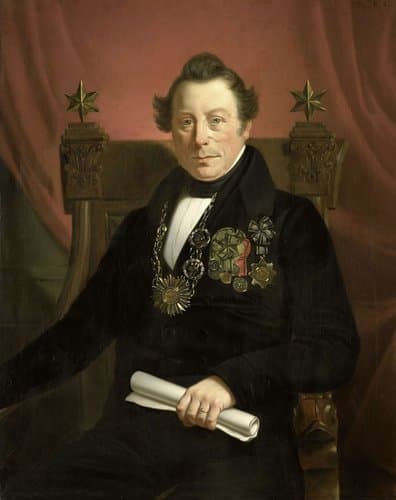 Portrait of Coenraad van Hulst by Jan Cornelis van Rossum