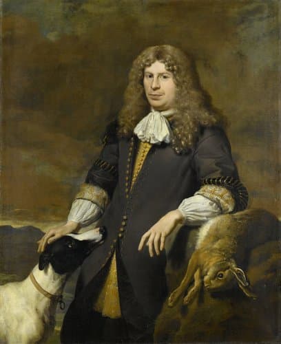 Portret van een man, mogelijk Jacob de Graeff, schepen van Amsterdam in 1672 by Karel du Jardin