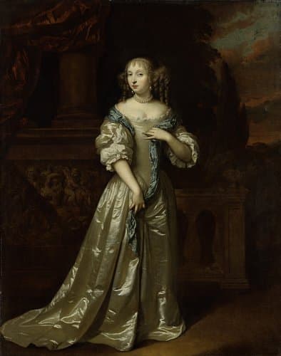 Portret van Lady Philippina Staunton, echtgenote van Roelof van Arkel, heer van Burgst by Caspar Netscher