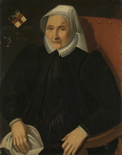 Portrait of an Elderly Lady of the Haling Family by anonymous