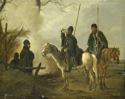 Kozakkenvoorpost in 1813 by Pieter Gerardus van Os