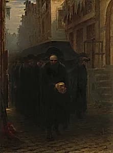 A Jewish Funeral by Hein Burgers