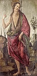 John the Baptist by Francesco Botticini