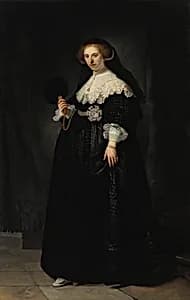 Portrait of Oopjen Coppit by Rembrandt van Rijn