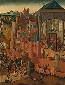 The Siege of Rhenen by Master of Rhenen