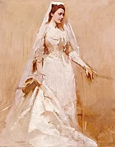 A Bride by Abbott Handerson Thayer