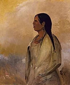 A Choctaw Woman by George Catlin