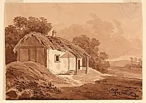 A Country House by Charles Nicolas Ransonnette, French, 1793 - 1877