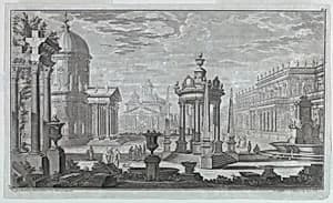 A "Forum" by Johann Andréas Pfeffel, German, 1674–1748