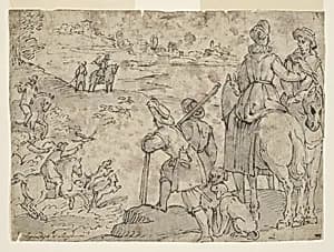 A Hunt Scene by Unknown