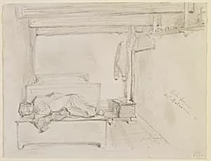 A la Ferme de Maladrie by James McNeill Whistler (1834-1903)