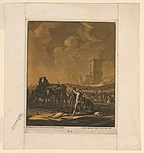 A Military Operation by Christian Rugendas, German, 1708 - 1781