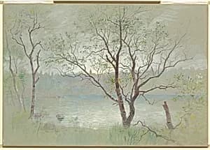 Übersee, Traunstein, Bavaria by William Stanley Haseltine, American, 1835–1900