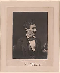 Abraham Lincoln by Thomas Doney, active mid 19th century