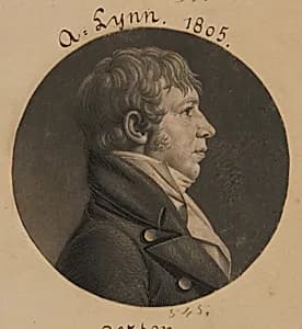 Adam Lynn by Charles Balthazar Julien Févret de Saint-Mémin, 12 Mar 1770 - 23 Jun 1852