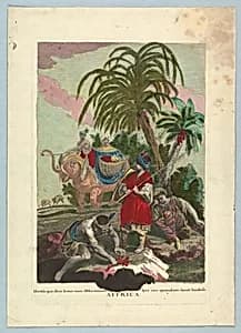 Africa by Giovanni Volpato, Italian, 1740 - 1803