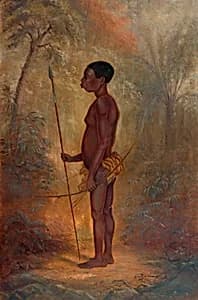 Akka Man by Antonion Zeno Shindler, 1813 Bulgaria-died Washington, DC 1899