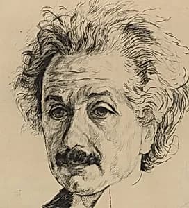 Albert Einstein by Julius C. Turner, 1881 - 1948