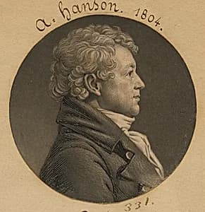 Alexander Contee Hanson by Charles Balthazar Julien Févret de Saint-Mémin, 12 Mar 1770 - 23 Jun 1852