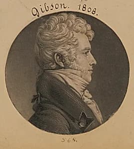 Alexander Gibson by Charles Balthazar Julien Févret de Saint-Mémin, 12 Mar 1770 - 23 Jun 1852