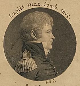 Alexander Macomb by Charles Balthazar Julien Févret de Saint-Mémin, 12 Mar 1770 - 23 Jun 1852