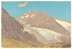 Alpine Glacier by Frederic Edwin Church, American, 1826–1900