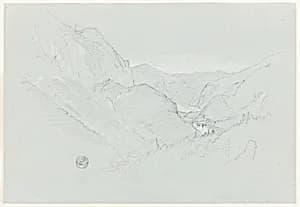 Alpine Landscape by Frederic Edwin Church, American, 1826–1900