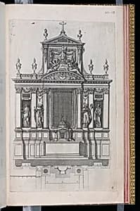 Altar Design by D. Antoine Pierretz, French, active 1647
