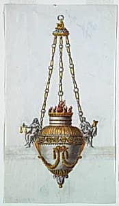 Altar Lamp by Luigi Righetti, Italian, 1780 - 1819